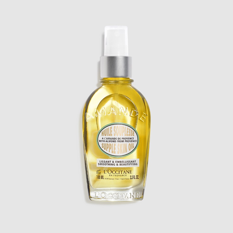 Óleo Firmador Hidratante Amêndoa, L’Occitane en Provence — Foto: Reprodução