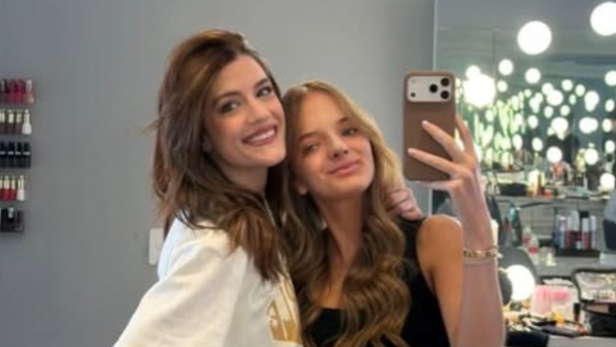 Rafaella Justus tem 'dia de beleza' com irmã mais velha discreta, Luiza: 'Começando'
