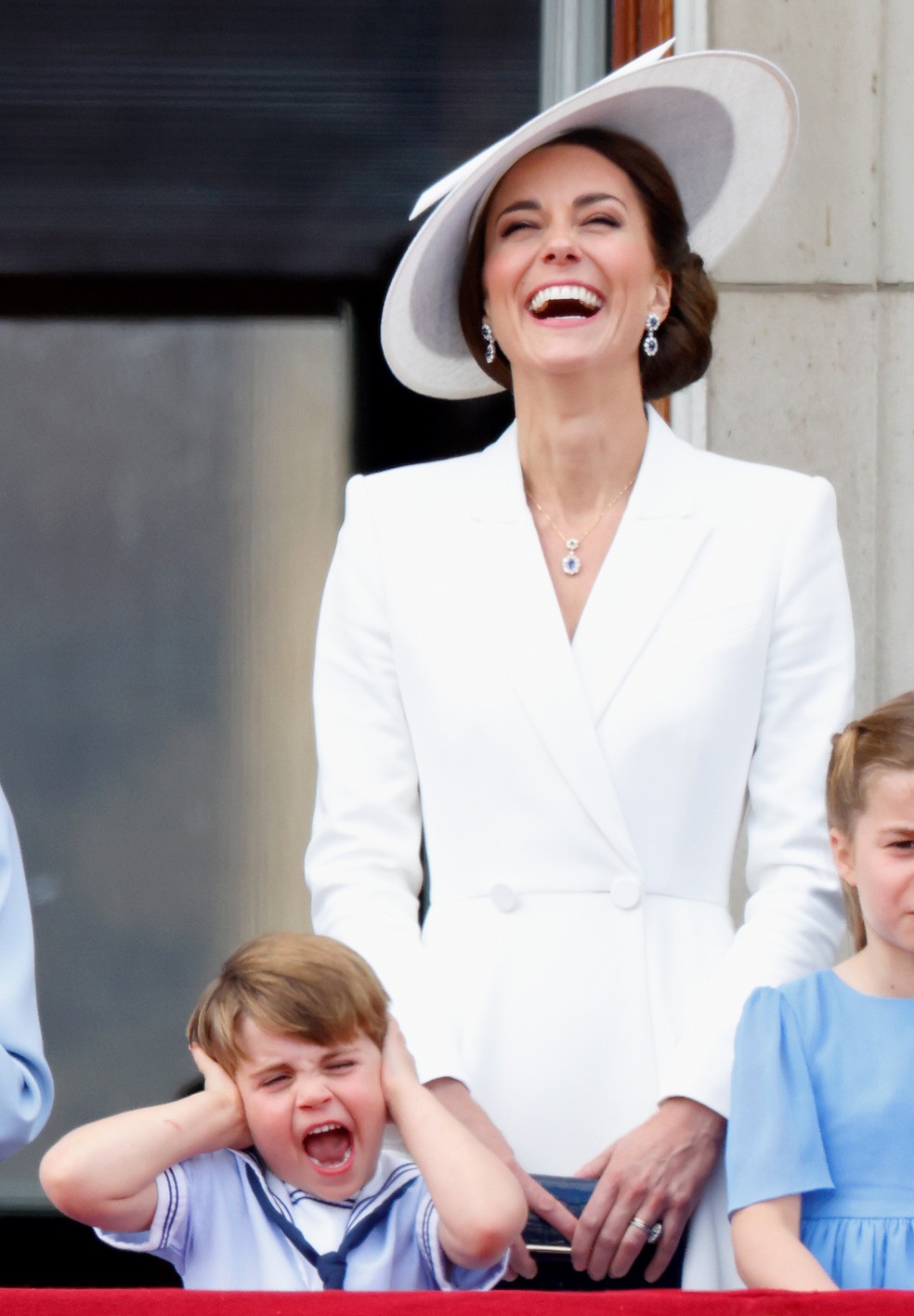 Kate Middleton no Jubileu de Platina da Rainha Elizabeth II — Foto: Getty Images