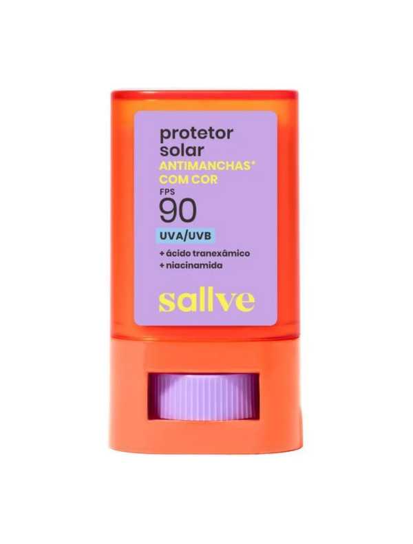 Protetor Solar Bastão Sallve FPS 90 Com Cor