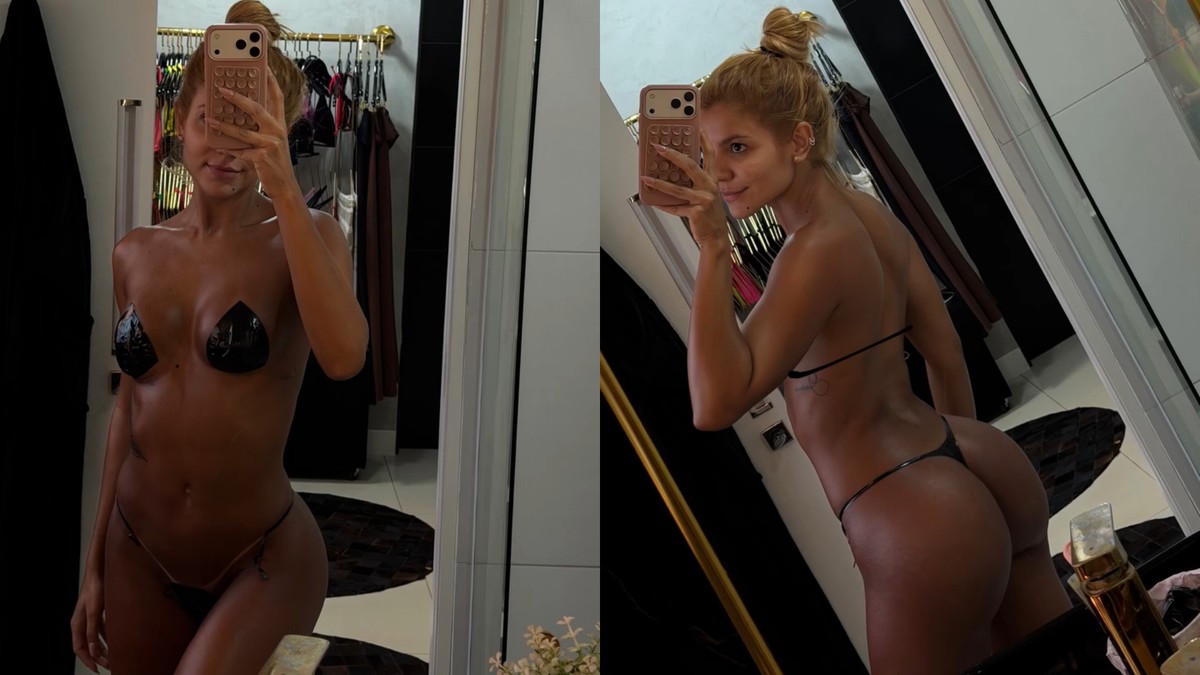 Imagem ilustrativa sobre Ex-BBB Hariany Almeida exibe resultado de bronzeamento artificial e brinca: 'Marquinha