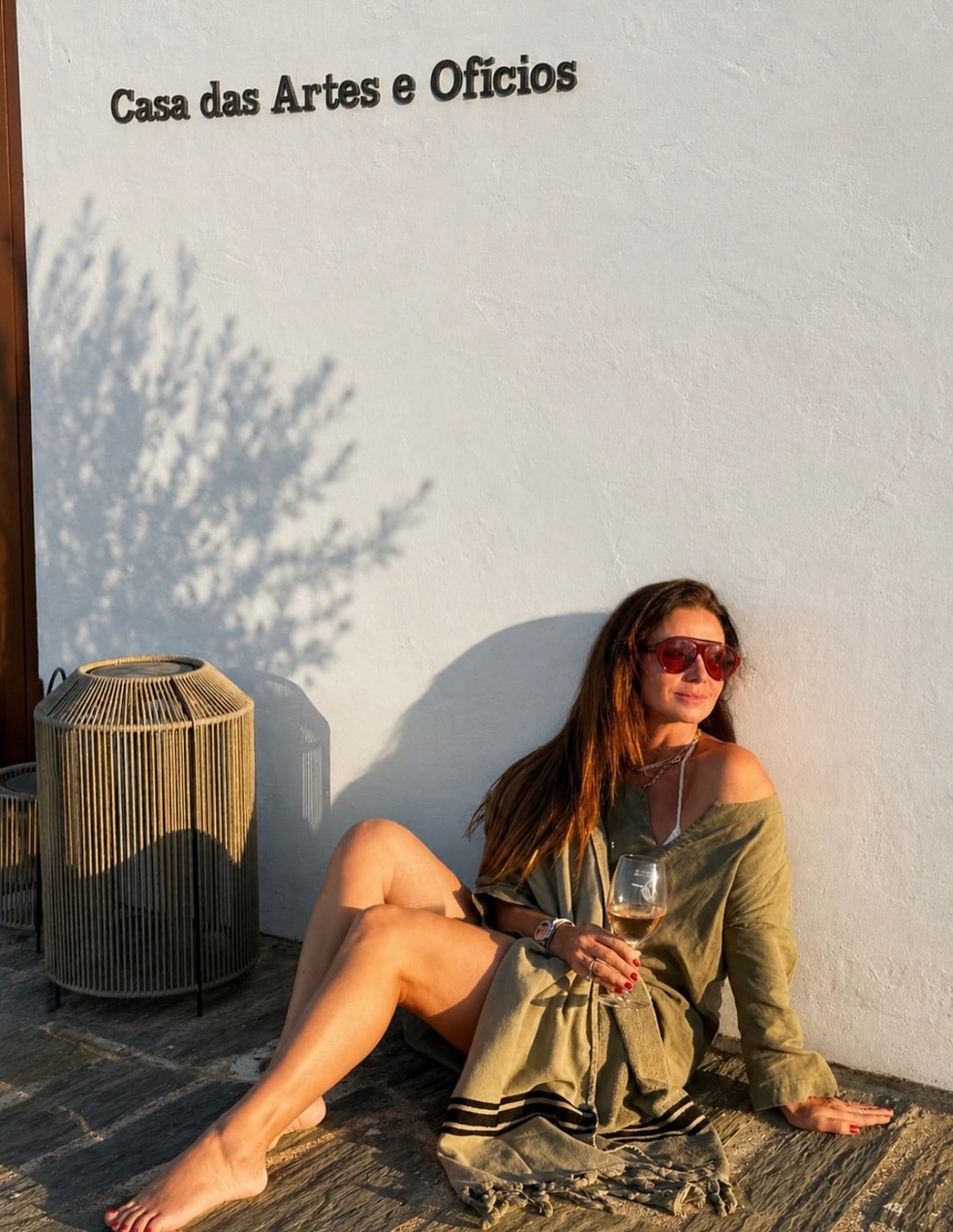 Giovanna Antonelli toma banho de sol — Foto: Reprodução/ Instagram @giovannaantonelli