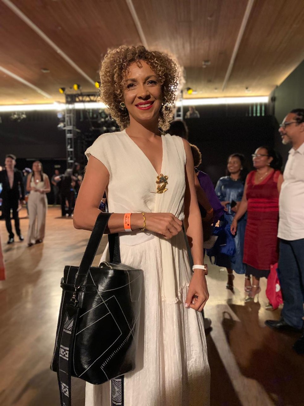 Débora Carvalho, primeira-dama de Cabo Verde — Foto: Reprodução / Marie Claire