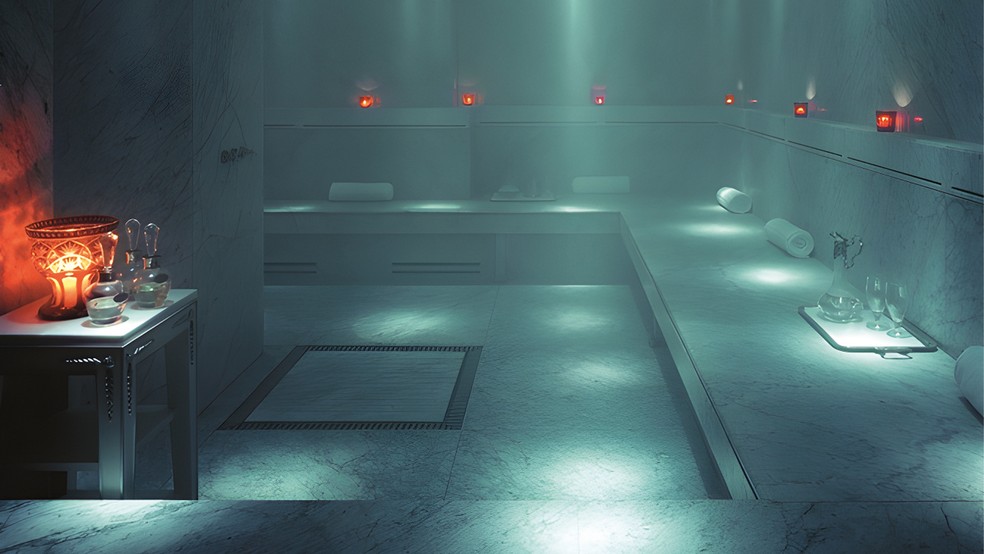 Destaque para o spa e a academia muito bem equipada — Foto: Divulgação