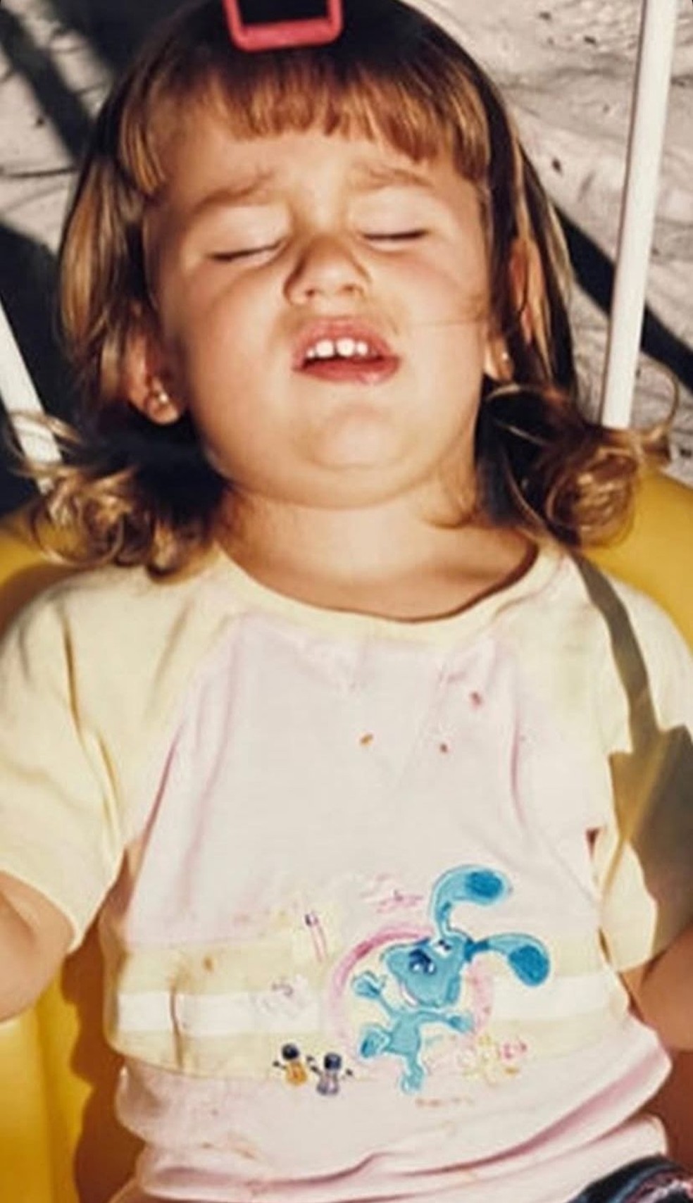 Sasha Meneghel resgatou uma foto da infância — Foto: Reprodução/Instagram