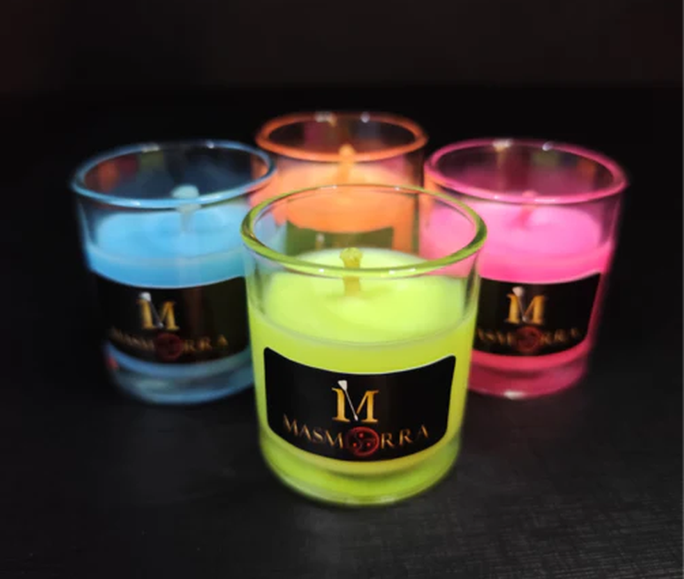 Kit Baunilhinha Neon, de Masmorra Velas (R$ 84,90) — Foto: Divulgação