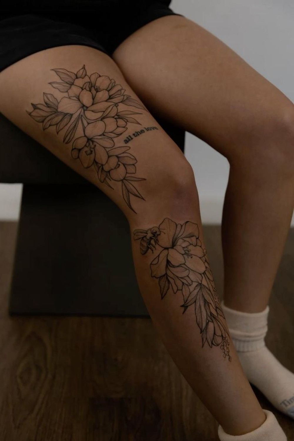 Tatuagem feminina no joelho é bonito? Veja 62 inspirações que mostram ...