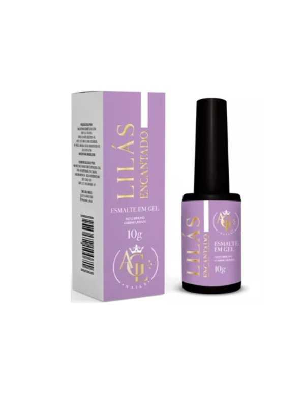 Esmalte em gel AGL Nails Mondo Imports Lilas