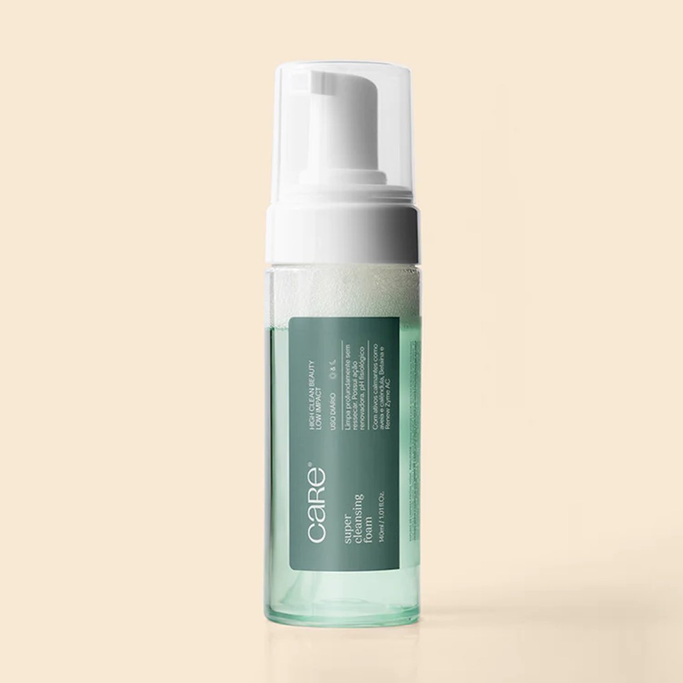 Espuma de Limpeza Facial Super Cleansing Foam — Foto: Divulgação