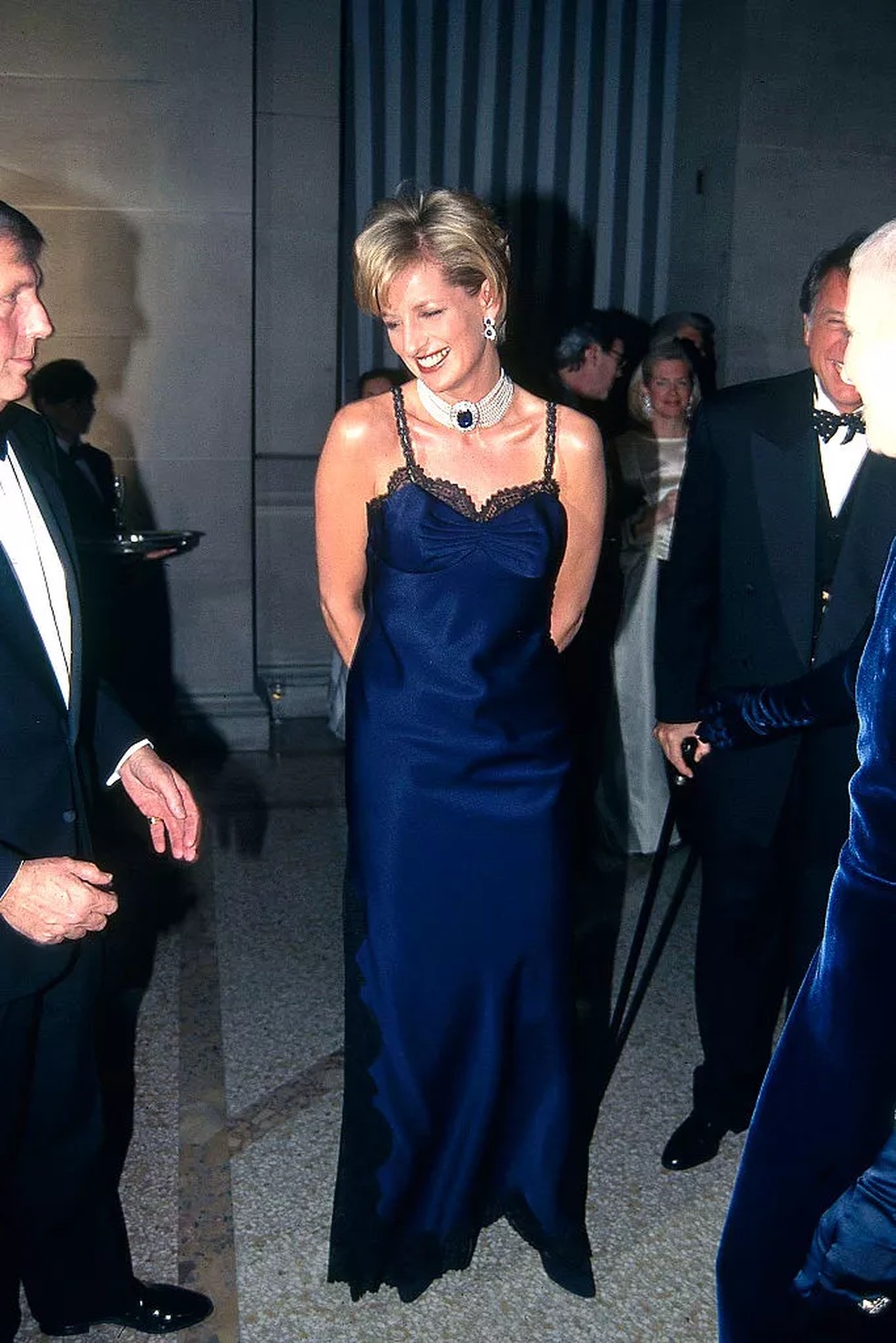 Princesa Diana - Met Gala 1996 — Foto: Getty
