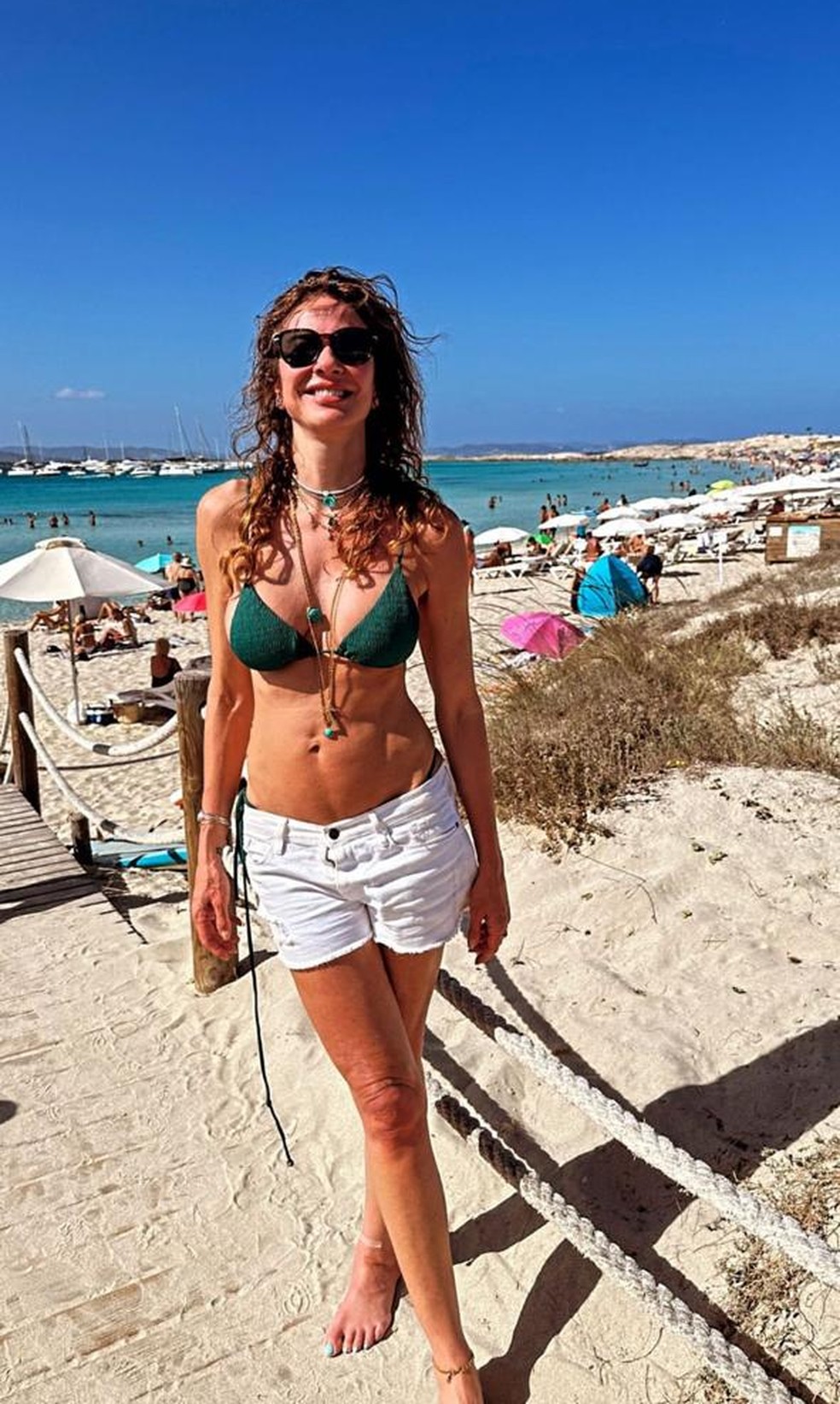 Luciana Gimenez aproveitou verão europeu — Foto: Reprodução/ Instagram