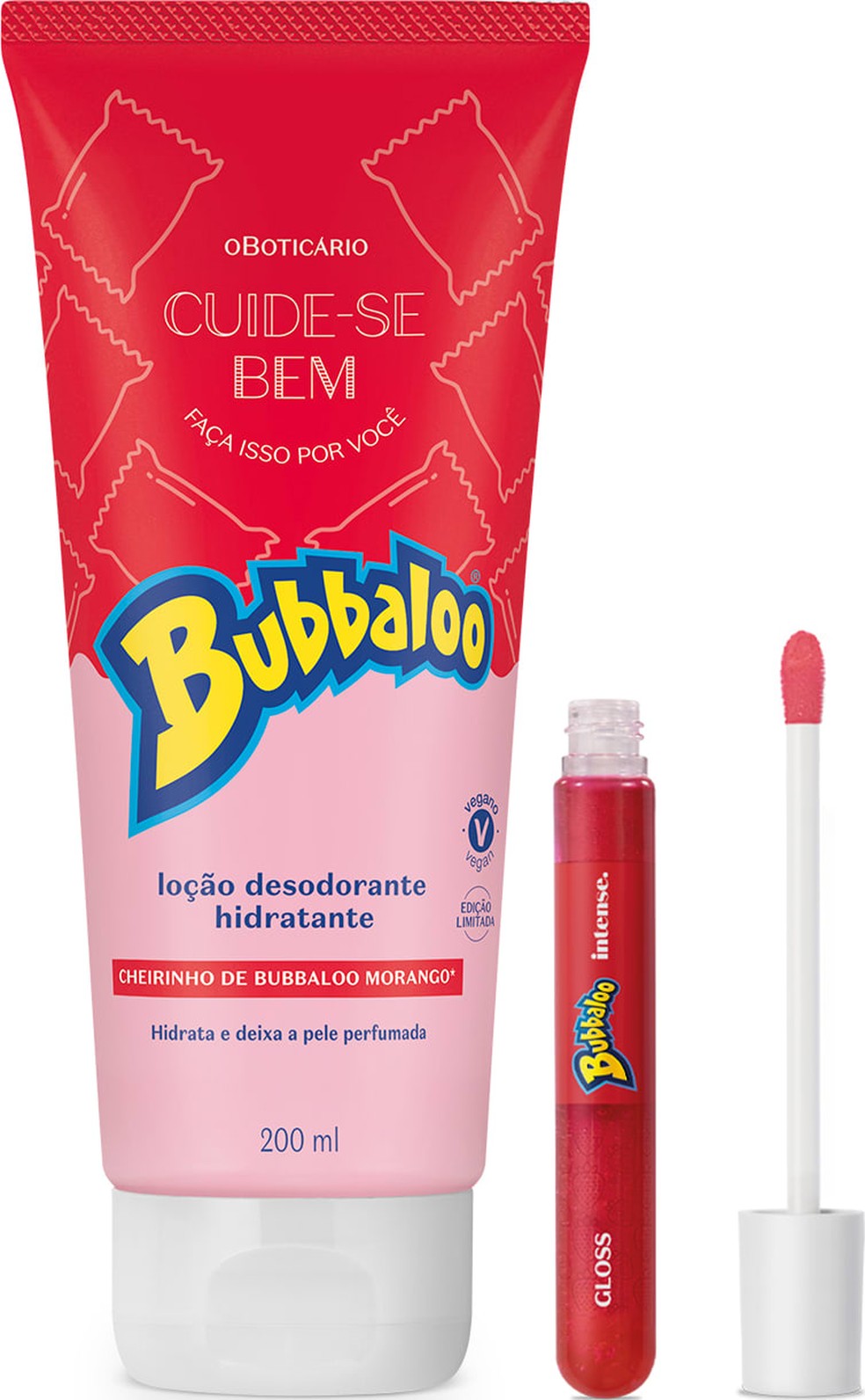 O Boticário X Bubbaloo — Foto: Divulgação