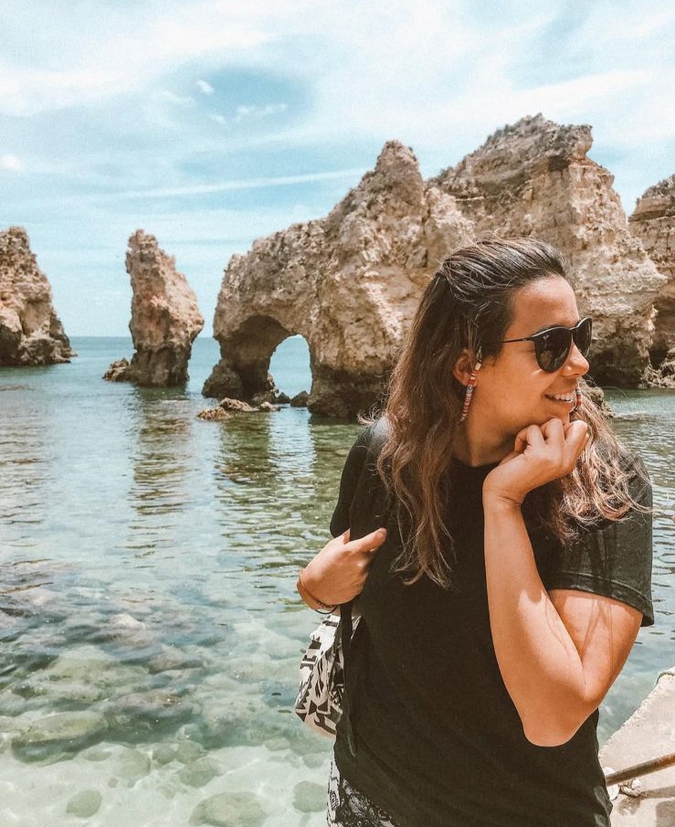 Izabela usa o dix para mostrar sua preparação para a meia maratona — Foto: Reprodução/ Instagram