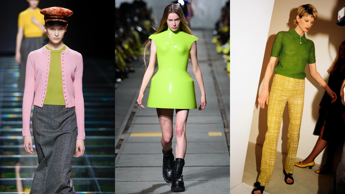 'Verde Brat' até nas marcas de luxo por que ficou impossível evitar a