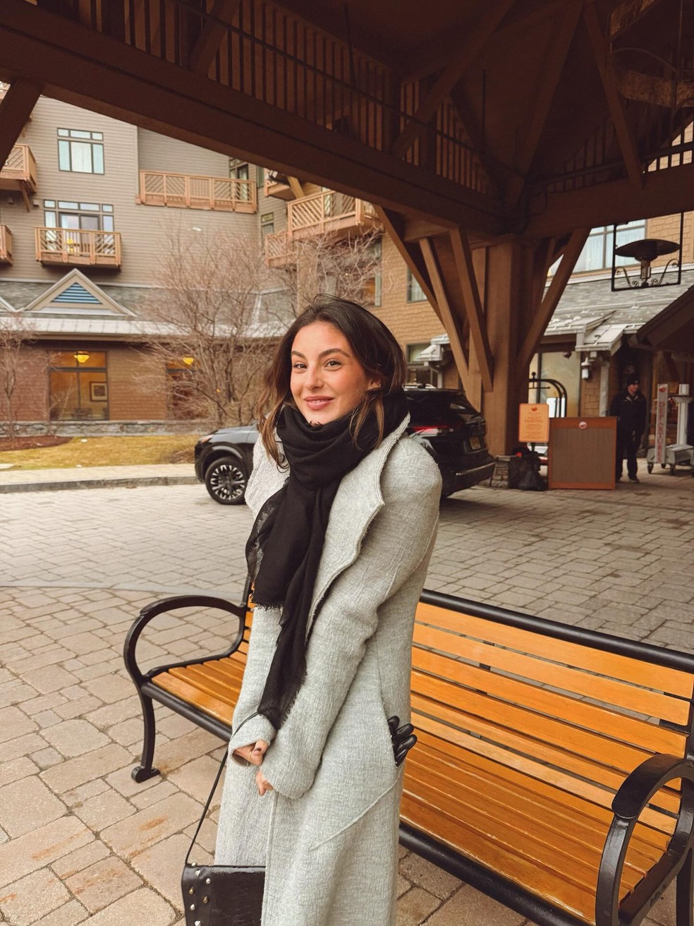 Luisa Gabus Mendes posa em viagem com a mãe — Foto: Reprodução/ Instagram