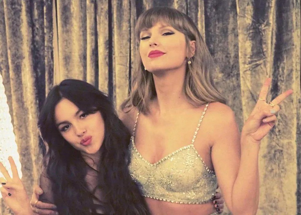Olivia Rodrigo sempre foi muito fã de Taylor Swift — Foto: Reprodução/Instagram