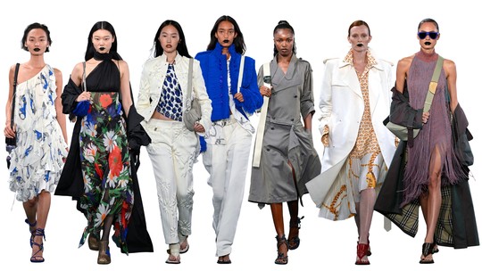 Desfile da Burberry, em Londres, tem clássicos reverenciados por Daniel Lee, que tenta criar sua identidade na marca Desfile da Burberry, em Londres, tem clássicos reverenciados por Daniel Lee, que tenta criar sua identidade na marca