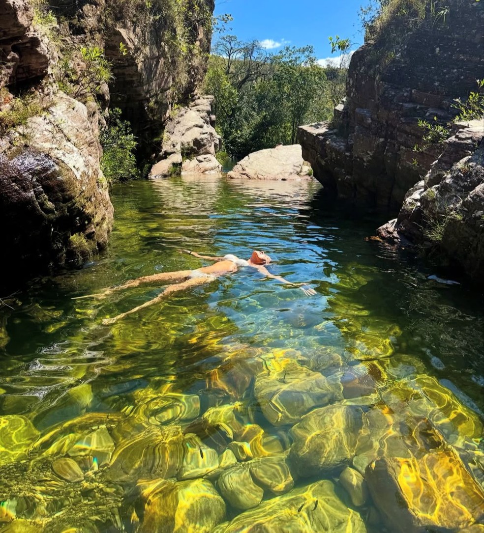 Ingrid Guimarães abre álbum de fotos na Chapada dos Veadeiros, em Goiás — Foto: Reprodução/Instagram