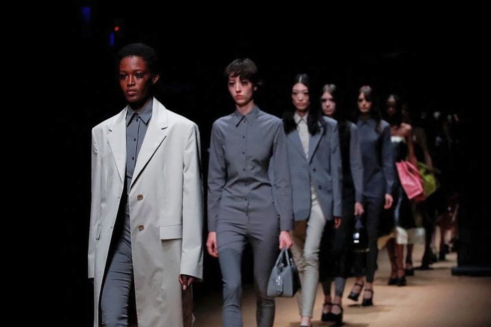 Coleção de Verão 2023 da Prada — Foto: Reprodução/Instagram @pradanylon