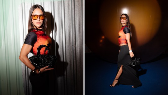 Giullia Buscacio marca presença na RioFW e exalta moda nacional: 'Me permite ser pessoas e personalidades diferentes'