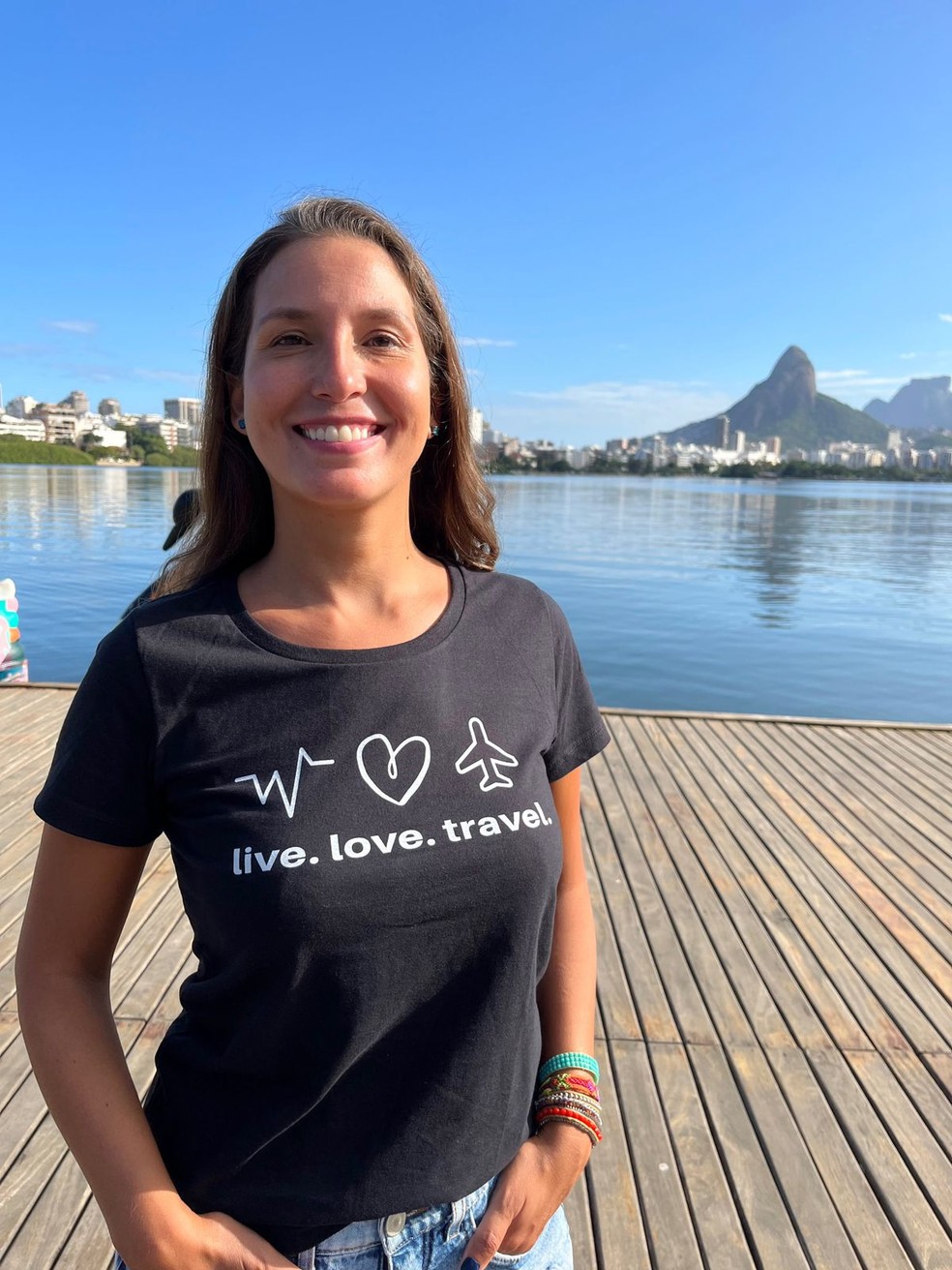 Flavia começou a descobrir o amor por viagens após experiência em hostel do Rio de Janeiro — Foto: Acervo Pessoal