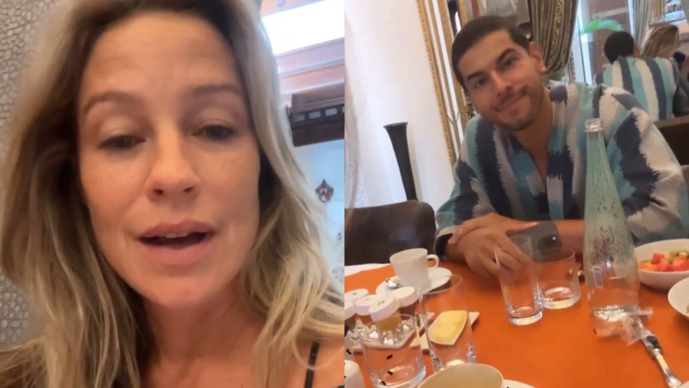 Luana Piovani mostra café da manhã romântico com namorado em aniversário — Foto: Reprodução/Instagram