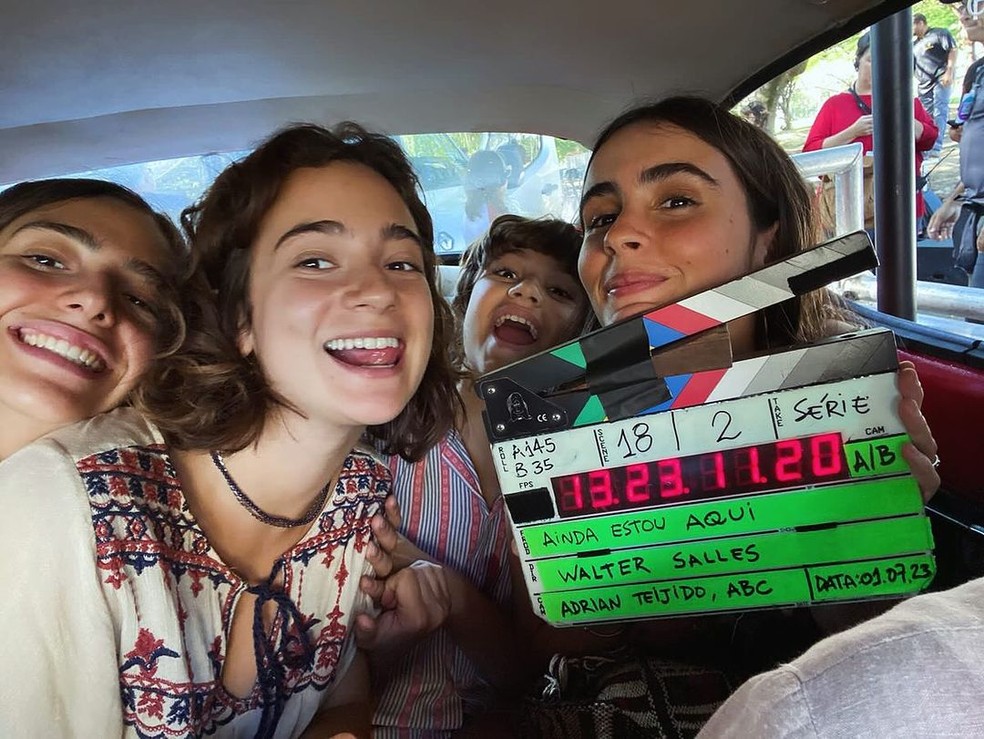 Selton Mello mostrou bastidores de 'Ainda Estou Aqui' — Foto: Reprodução/ Instagram