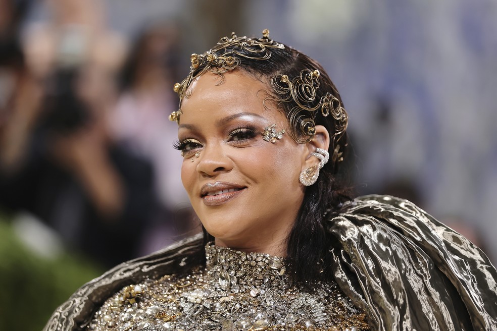 Rihanna no Met Gala 2026 — Foto: Getty Images