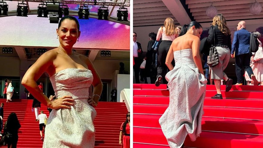 Lembra dela? Estrela dos anos 90, Monica Carvalho reaparece em Cannes