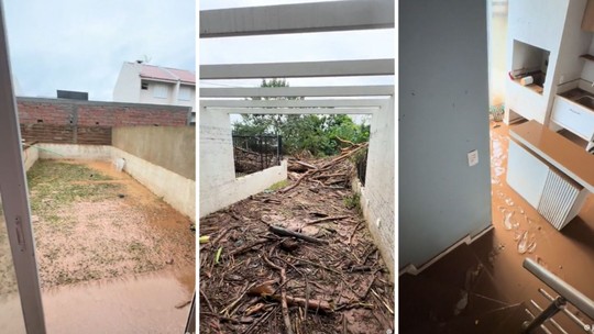 Tiktoker choca ao mostrar sua casa destruída e coberta por lama após chuvas no RS: 'Misto de desespero com alívio'