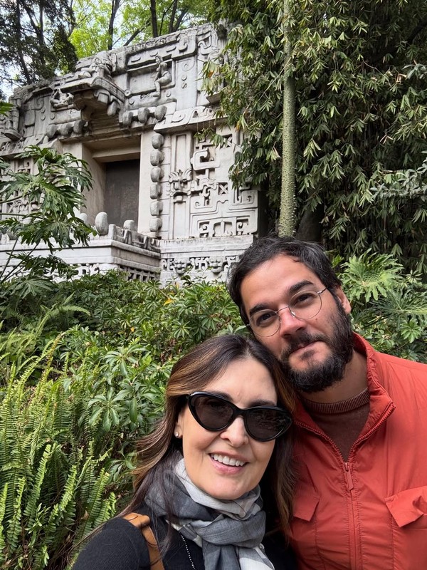 Fátima Bernardes abre álbum de férias no México com Túlio Gadêlha