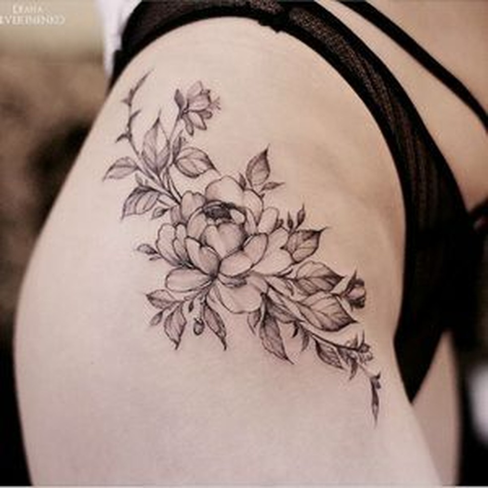 Tatuagens Na Virilha Flores