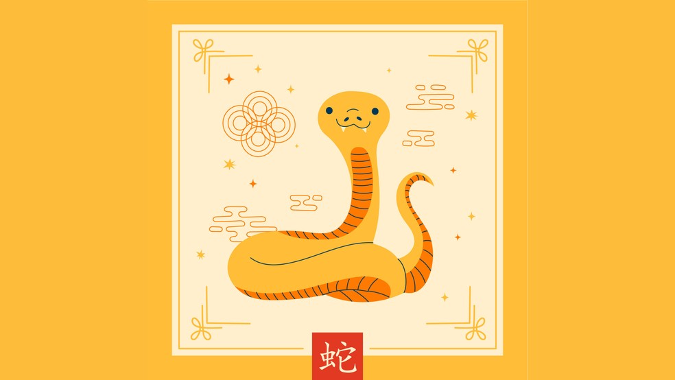 A Serpente é um signo de grande inteligência e sabedoria no horóscopo chinês — Foto: Reprodução/Freepik