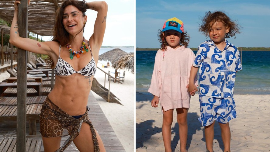 Thaila Ayala posa de biquíni
