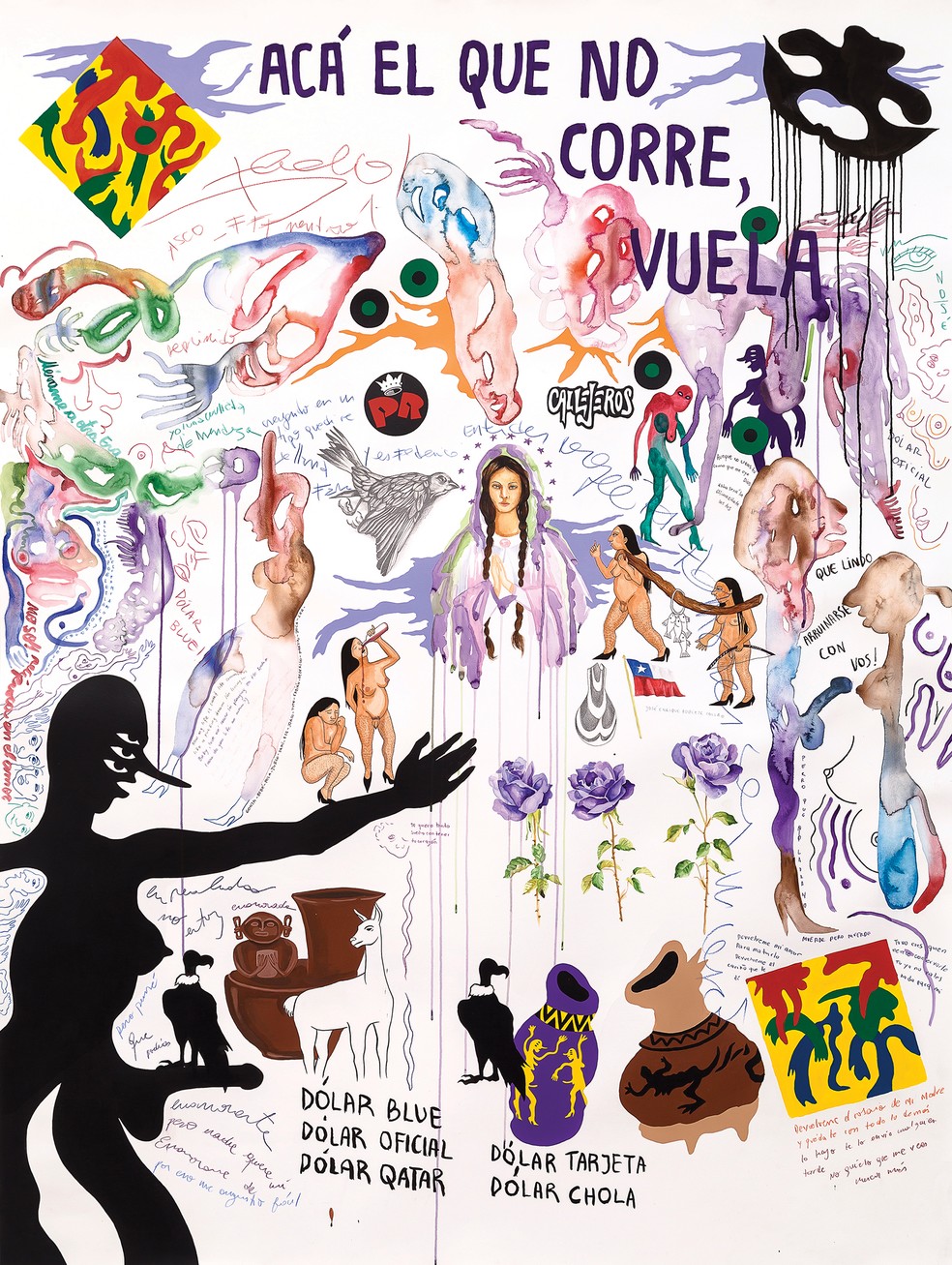 Obra 'Purple María', de 2023 — Foto: Divulgação/Museu de Arte de São Paulo
