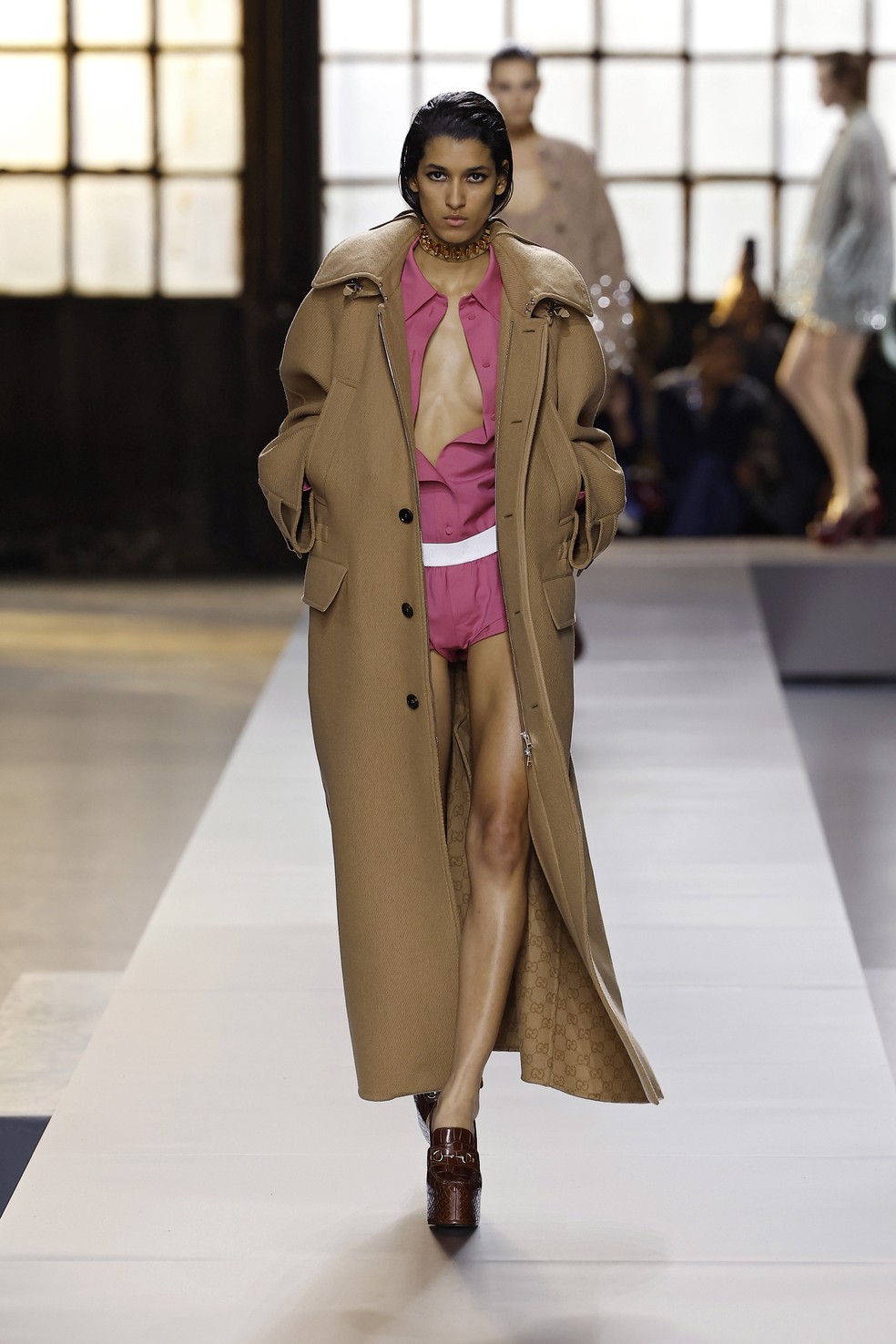 Gucci na Semana de Moda de Milão — Foto: Getty Images