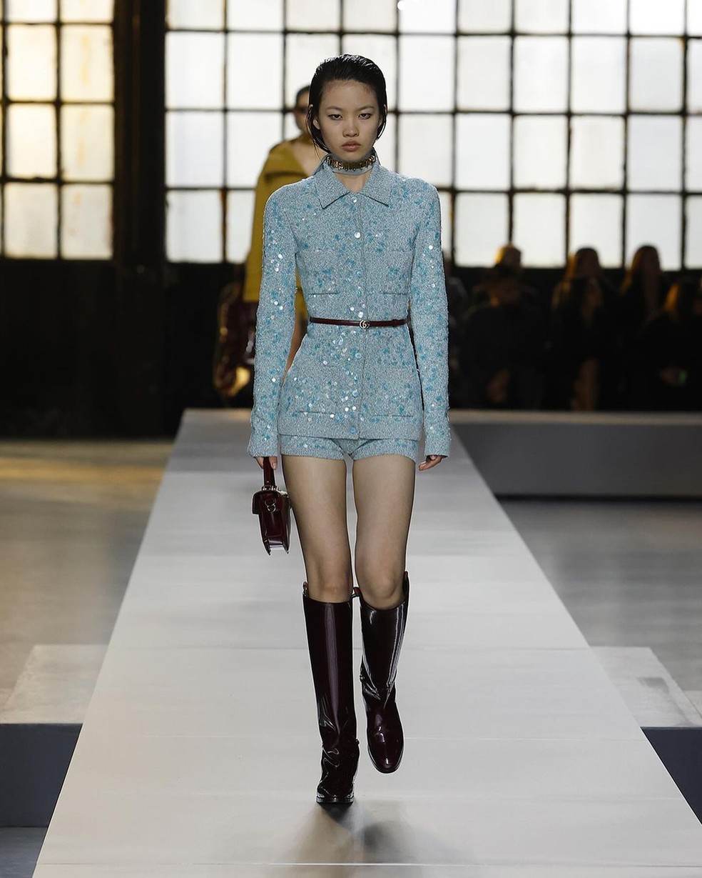 Gucci coleção outono/inverno 2024 -- Foto: Reprodução / Instagram Gucci