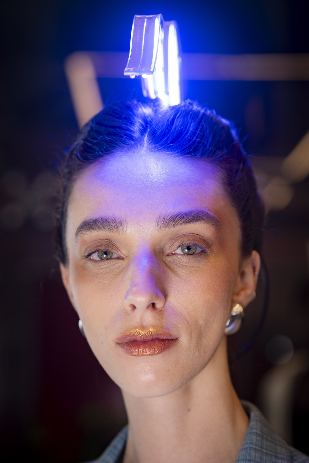 Desfile Ronaldo Fraga SPFW N60, beleza assinada por Marcos Costa — Foto: Agência Fotosite