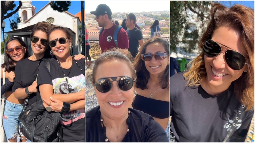 Daniela Mercury mostra férias em Portugal ao lado de Malu Verçosa e família
