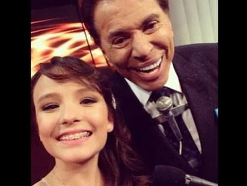 Larissa Manoela faz homenagem após morte de Silvio Santos — Foto: Reprodução/Instagram