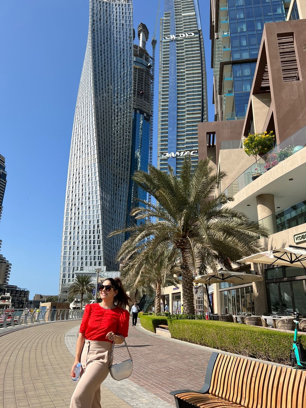 Sabrina Petraglia em Dubai — Foto: Arquivo Pessoal