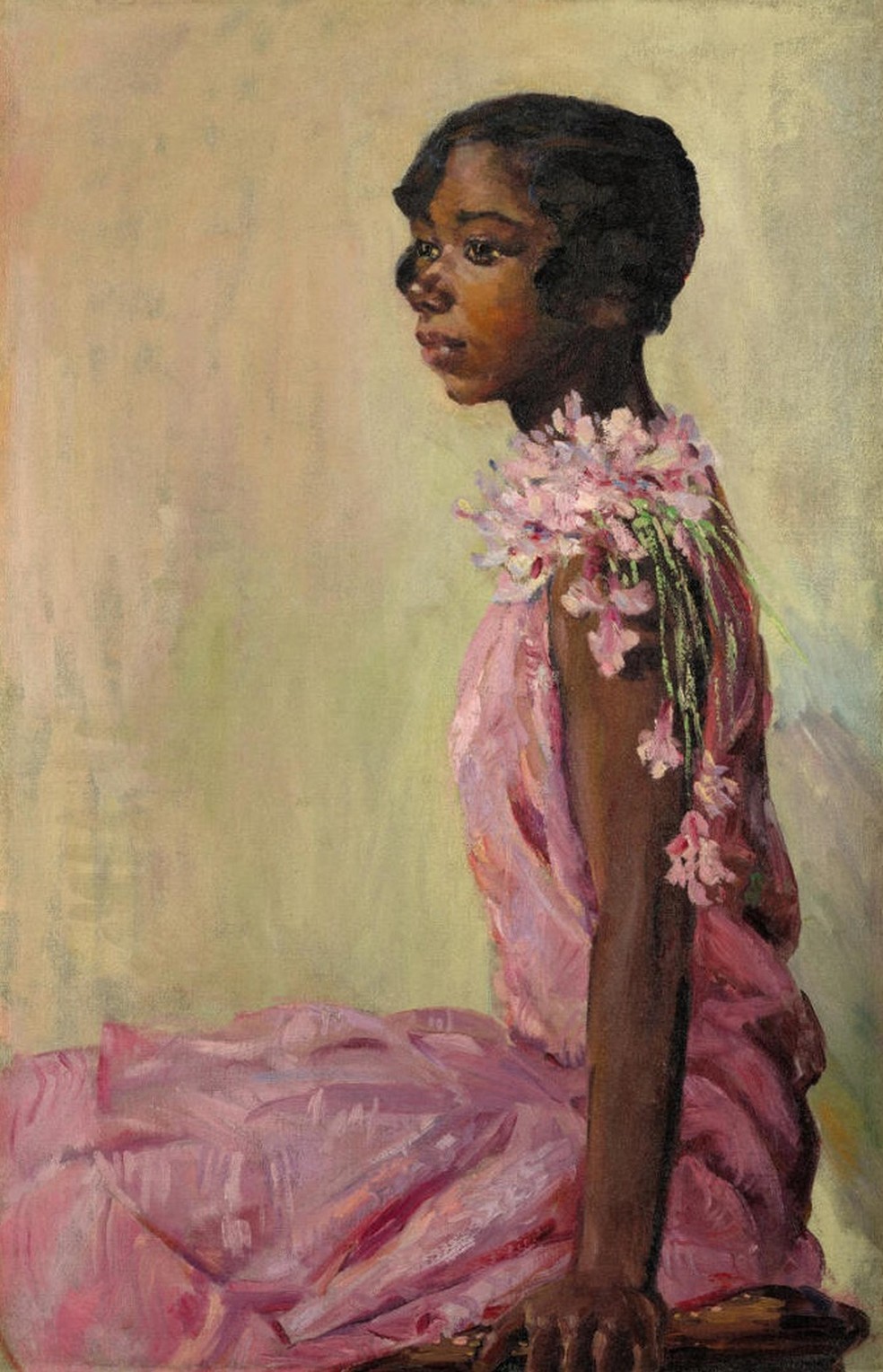 Girl in Pink Dress, de Laura Wheeler Waring — Foto: Divulgação/Met