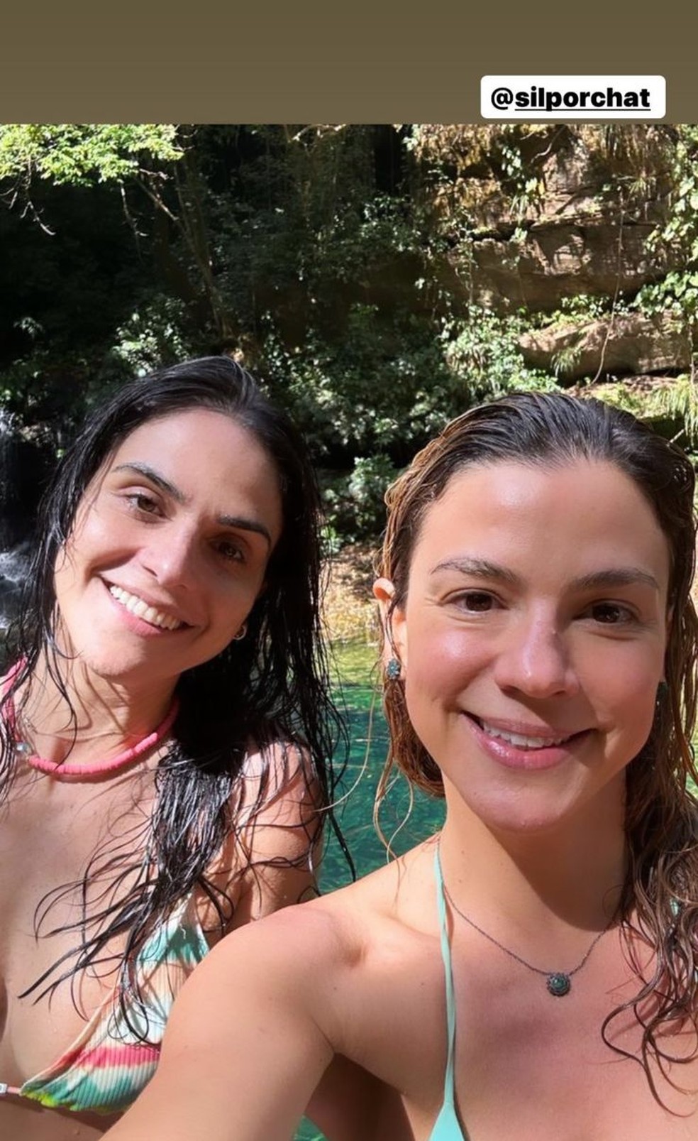 Priscila Castello Branco está viajando com a cunhada — Foto: Reprodução/ Instagram