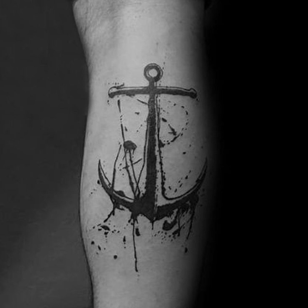 Panturrilha: Uma âncora minimalista. — Foto: Reprodução/Pinterest