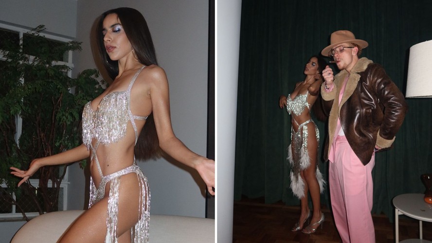 Marina Sena mostra look para aniversário de Liniker