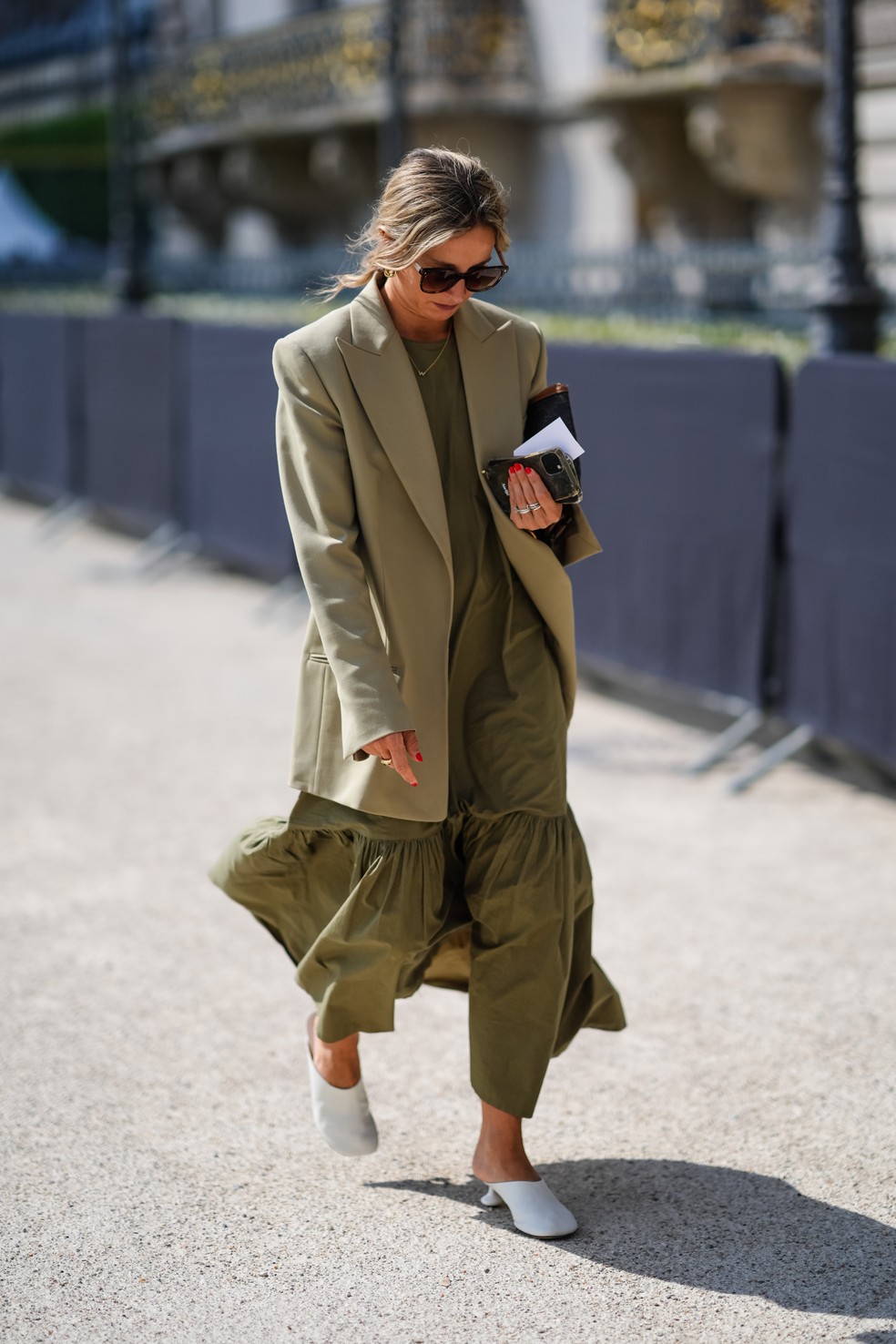 Street style na alta-costura de Paris — Foto: Getty Images
