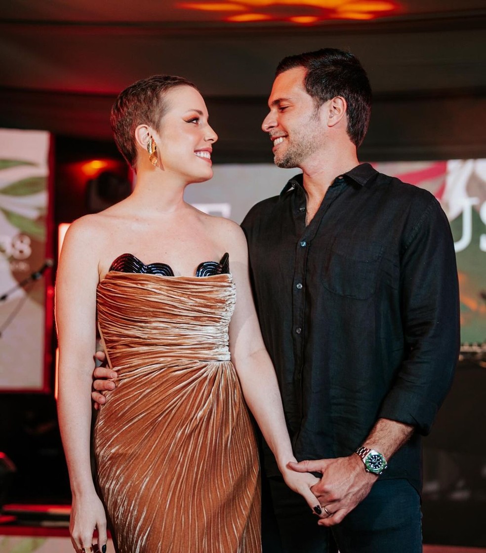 Fabiana Justus e o marido, Bruno Levi D'Ancona — Foto: Reprodução/Instagram