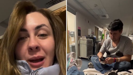 Brasileira reclama do sistema de saúde nos EUA após marido esperar 9h por exame: 'Abandonado no corredor'