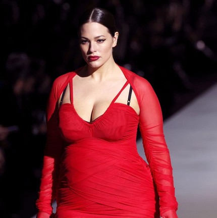 Ashley Graham para Dolce & Gabbana — Foto: Reprodução Instagram