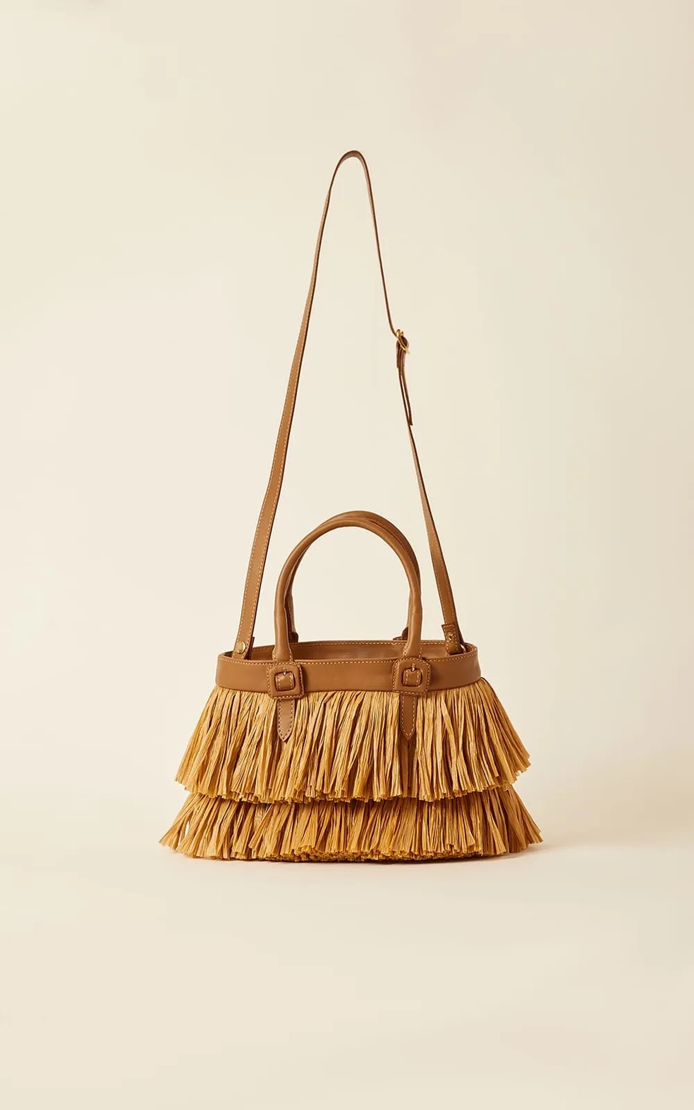 Bolsa Franjas Ráfia Natural, Lenny Niemeyer — Foto: Divulgação